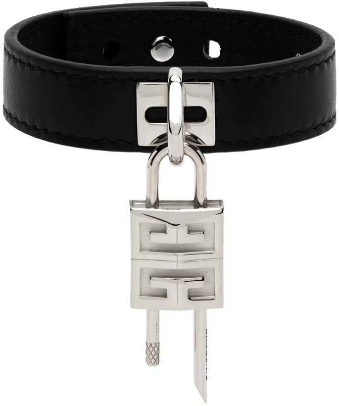 Photo: Givenchy Silver Lock Bracelet
