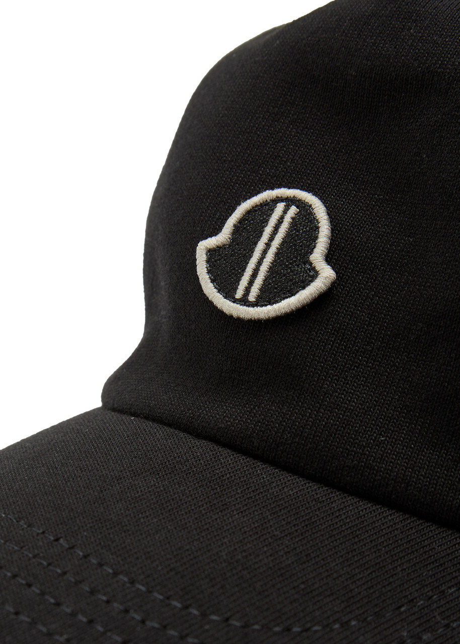 Rick Owens X Moncler Logo-appliquéd Cotton Baseball cap - Black - One Size