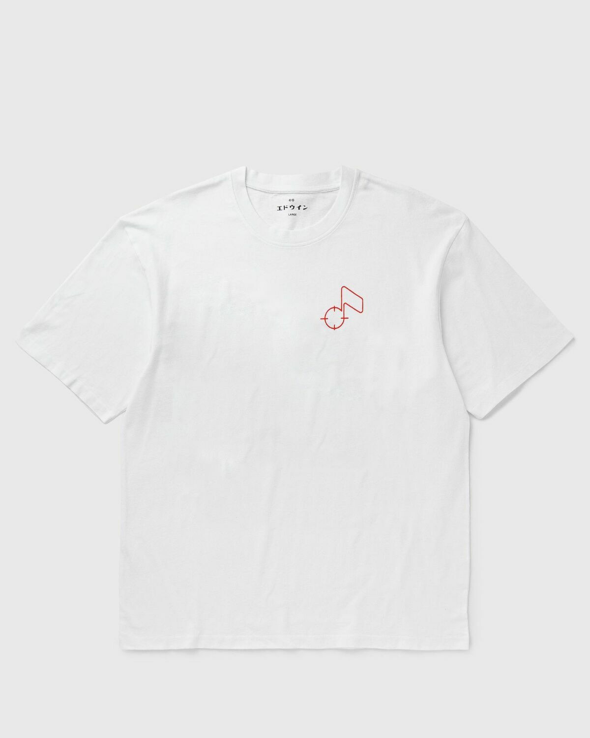 Edwin Charmer Tee White Mens Shortsleefe