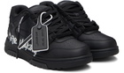 Off-White Black Out Of Office For Walking Sneakers