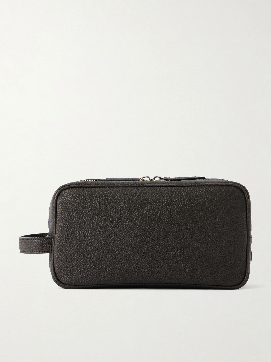 Métier - Full-Grain Leather Wash Bag - Brown