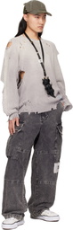 Maison MIHARA YASUHIRO Gray Military Cotton Cargo Pants