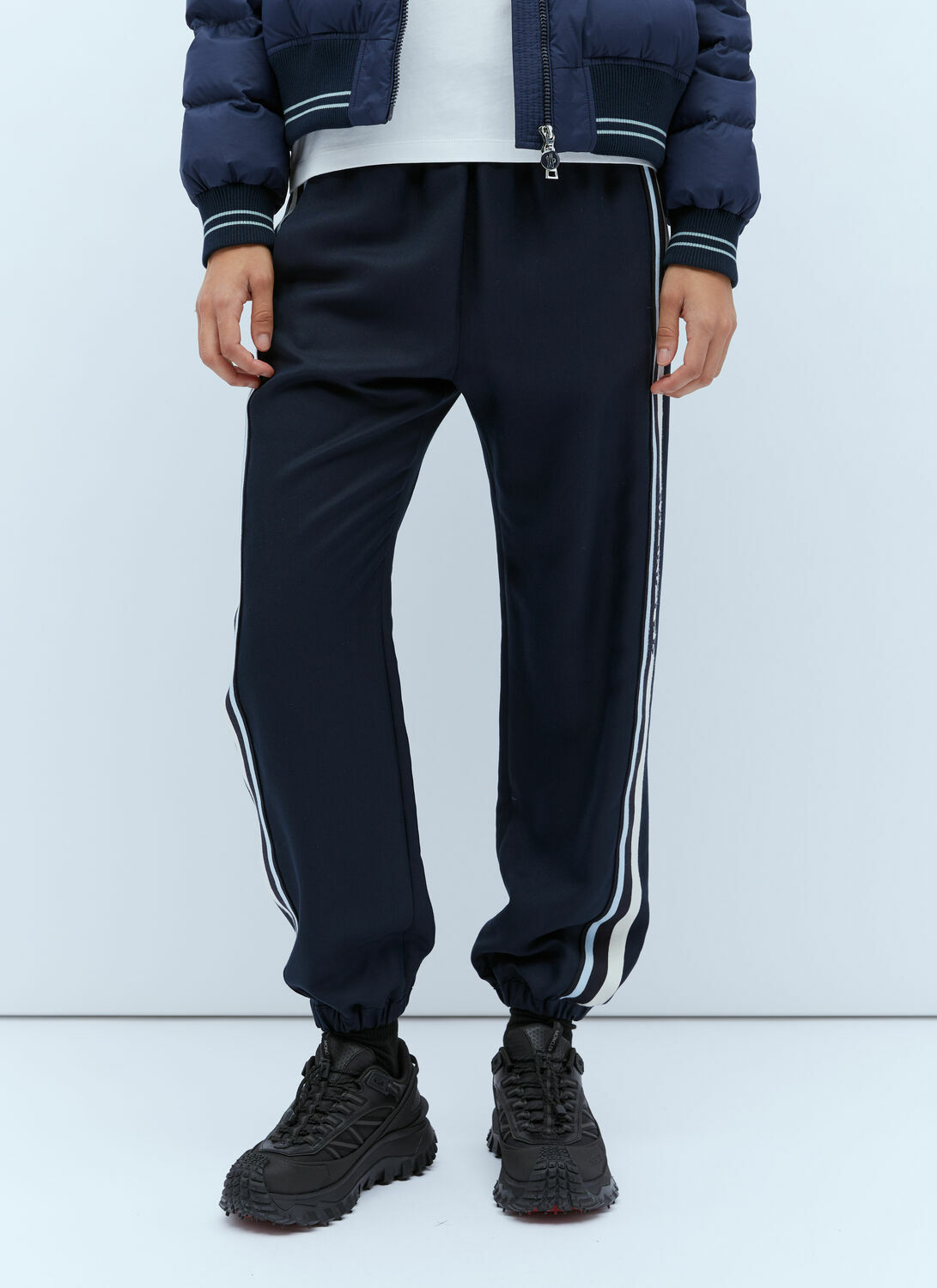Moncler Logo Embroidery Track Pants