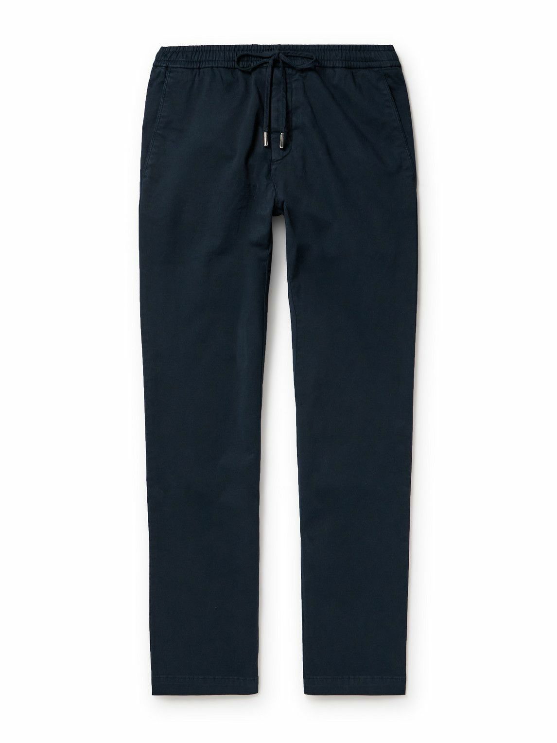 Buy Louis Philippe Sport Navy Blue Cotton Slim Fit Self Pattern Trousers  for Mens Online @ Tata CLiQ
