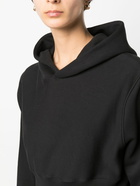 ALAÏA - Cotton Cropped Hoodie