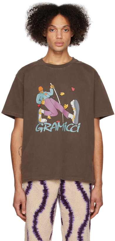 Photo: Gramicci Brown Hiker T-Shirt