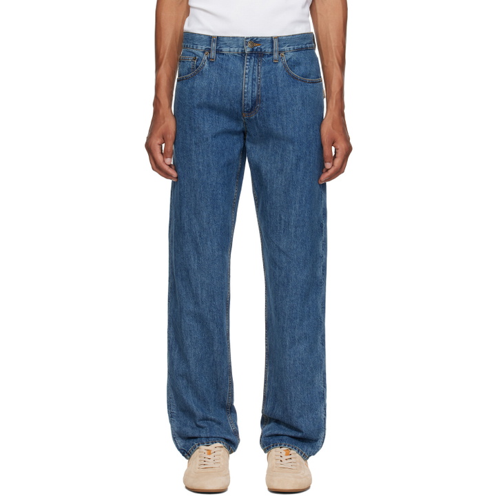 Photo: Burberry Blue Straight Jeans