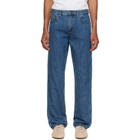 Burberry Blue Straight Jeans