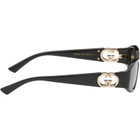 Gucci Black Oval Frame Sunglasses