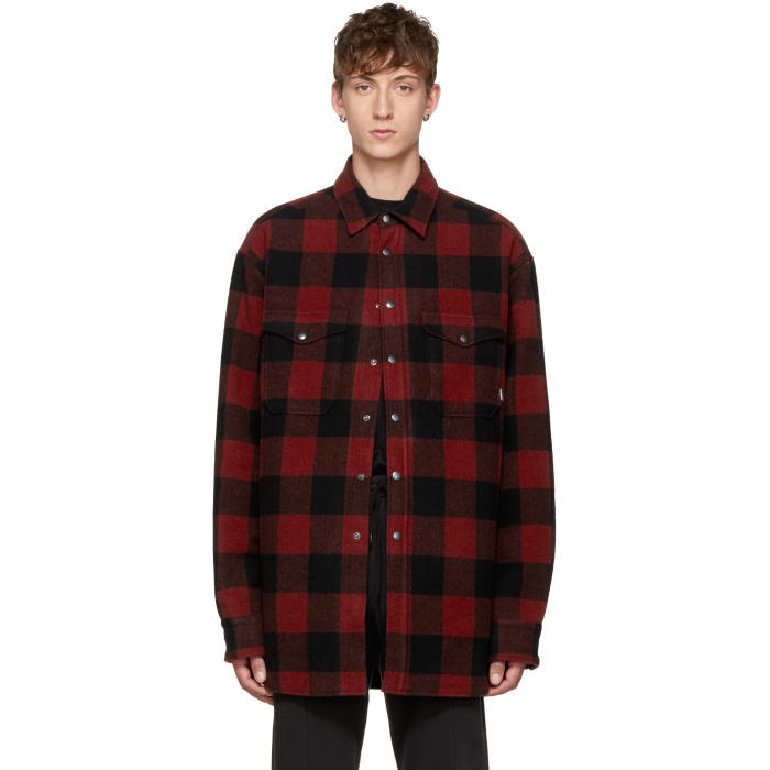 Photo: Vetements Red Flannel Check Shirt