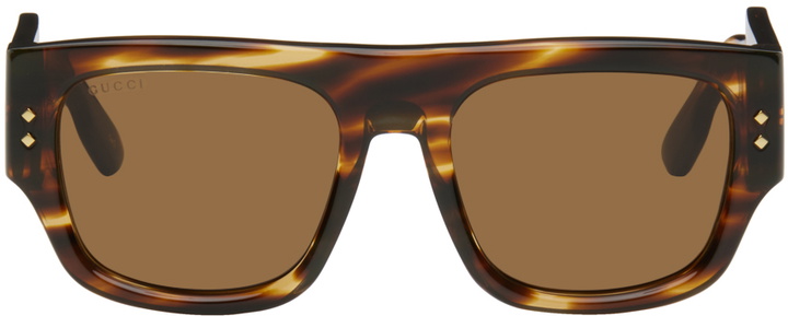 Photo: Gucci Tortoiseshell Square Sunglasses