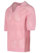 Laneus Pink Viscose Blend Sweater