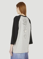 Stone Paper Scissors Raglan T-Shirt in Grey