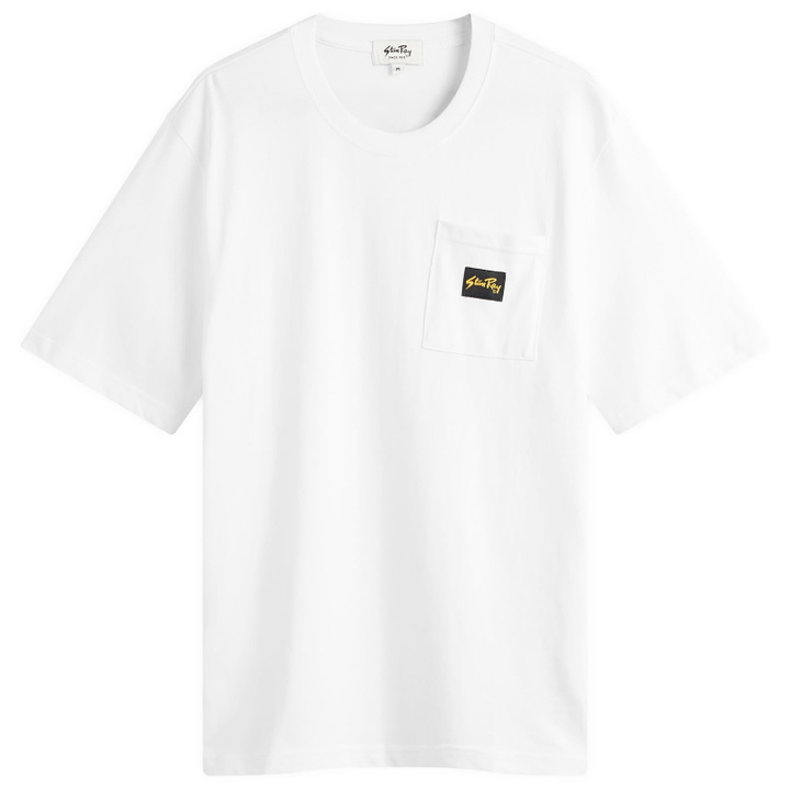 Photo: Stan Ray Men's Patch Pocket T-Shirt in White