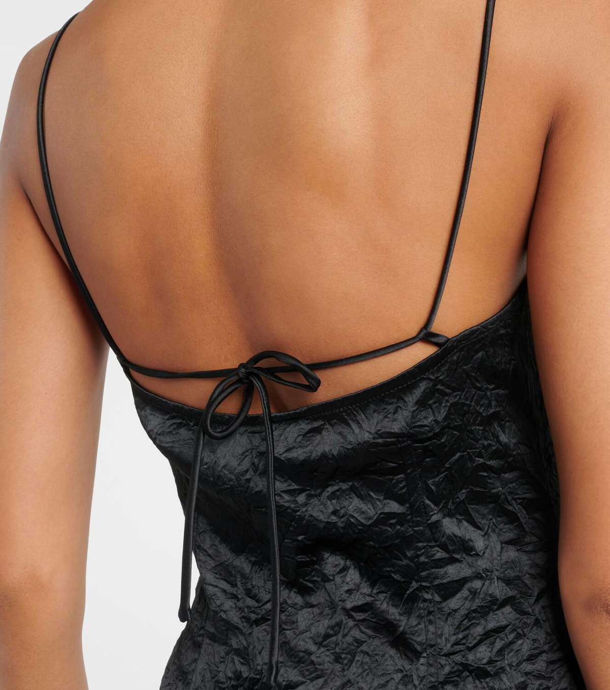 Ganni Satin slip dress