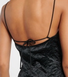 Ganni Satin slip dress