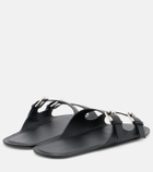 Christen Double Belt leather sandals