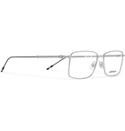 Montblanc - Rectangle-Frame Silver-Tone Optical Glasses - Silver