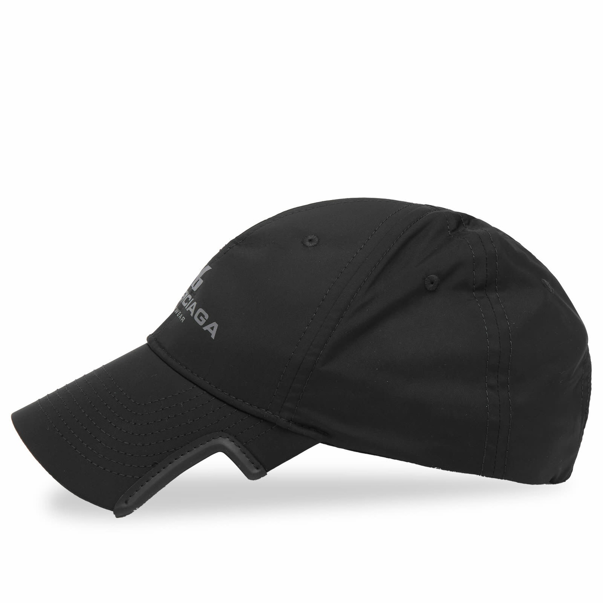 Balenciaga Men's Cap in Black/Reflective Balenciaga