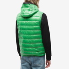 Moncler Men's Ragot Hooded Down Gilet in Green