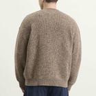 FrizmWORKS Men's Tweed Wool Deck Zip Cardigan in Brown