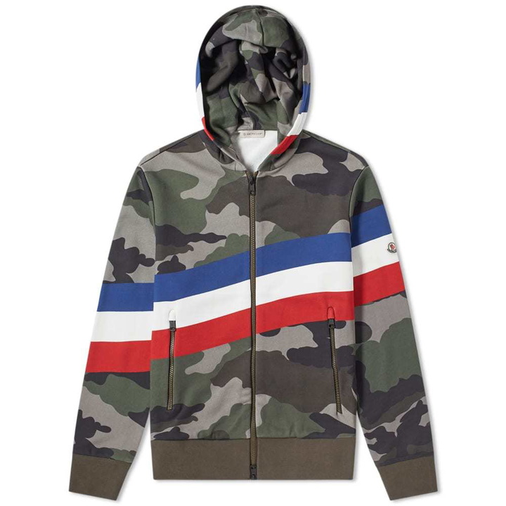 Photo: Moncler Tricolour Stripe Zip Hoody