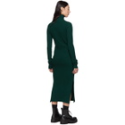 S.R. STUDIO. LA. CA. Green Rib Funnel Neck Dress