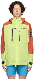 adidas Originals Green Terrex Xploric RAIN.RDY Jacket