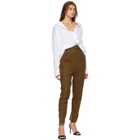 Haider Ackermann Brown Wool Meditation Trousers