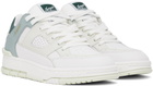 Axel Arigato White & Green Area Lo Sneakers