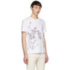 Alexander McQueen White Dancing Skeletons T-Shirt