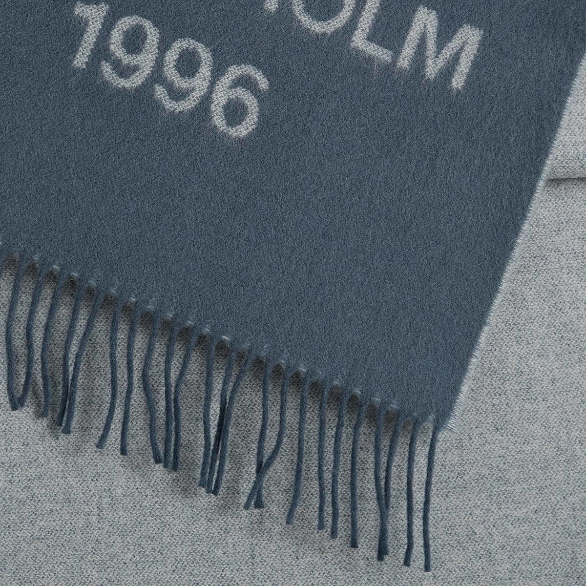 Acne Studios Venus 1996 Scarf in Faded Indigo 