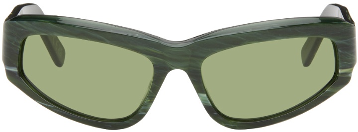 Photo: RETROSUPERFUTURE Green Motore Sunglasses