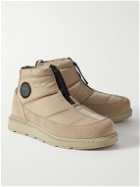 Canada Goose - Crofton Suede-Trimmed Quilted Ripstop Boots - Brown