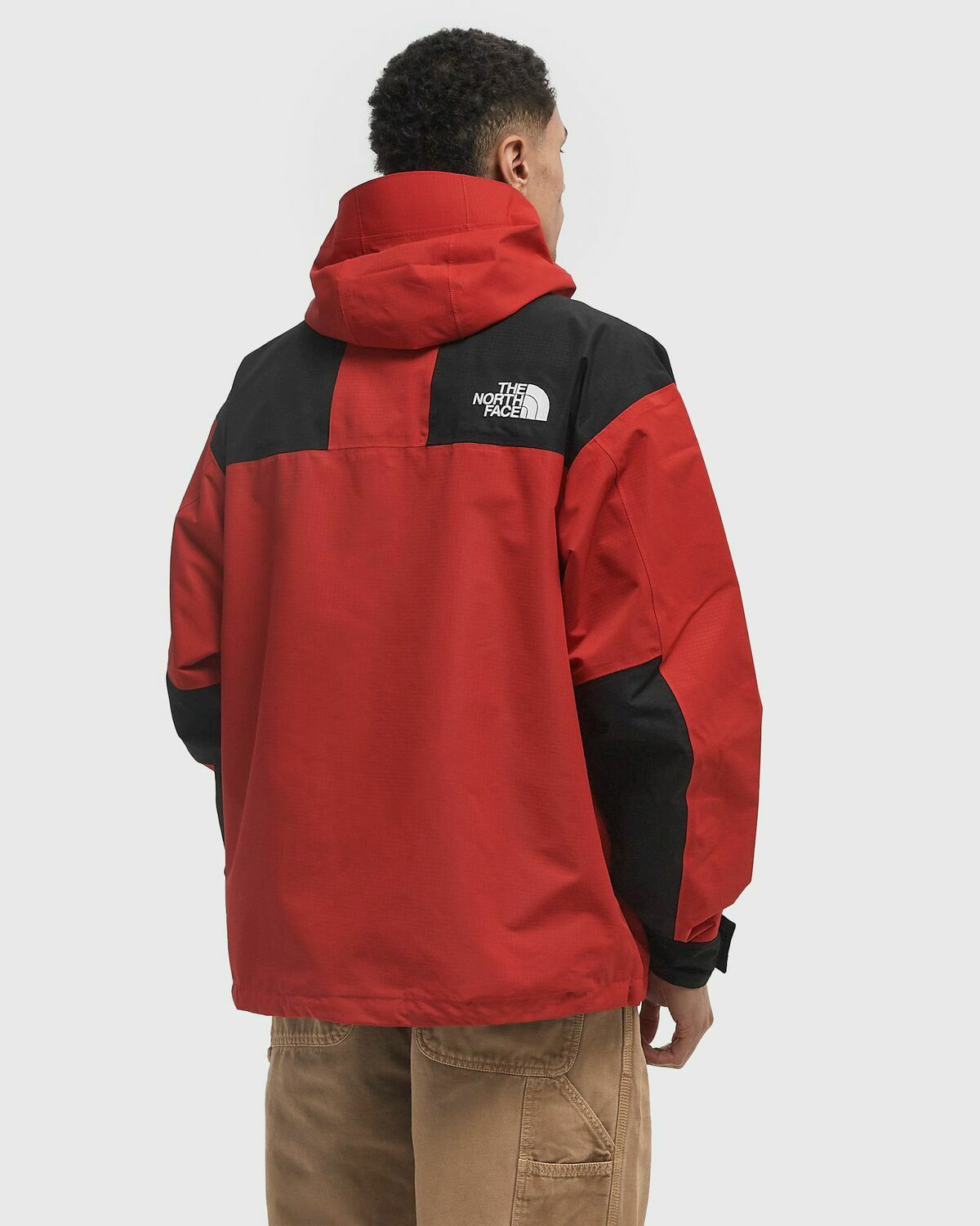 The North Face DRYVENT MONO MOUNTAIN JACKET Red Mens Windbreaker