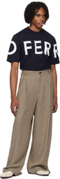 Ferragamo Navy Printed T-Shirt