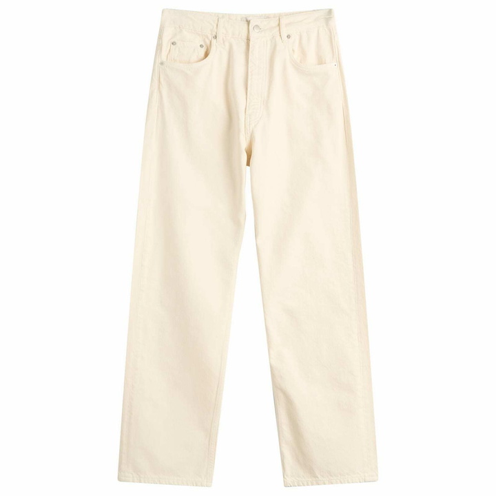 Photo: Studio Nicholson Men's Loose Leg 90s Jeans in Parchment