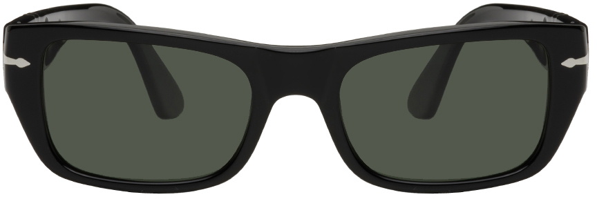 Persol Black Rectangular Sunglasses