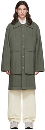 Craig Green Khaki Quilted Coat