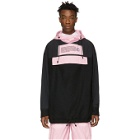 Colmar A.G.E. by Shayne Oliver Black and Pink Hoodie Jacket