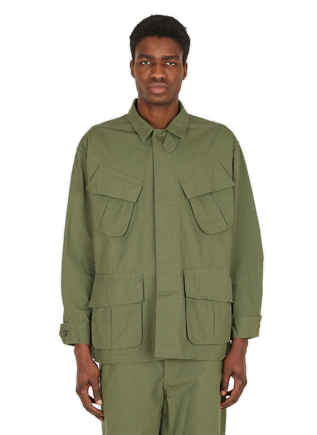 Jungle Fatigue Jacket in Khaki Engineered Garments