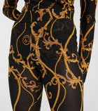 Ganni - High-rise printed leggings