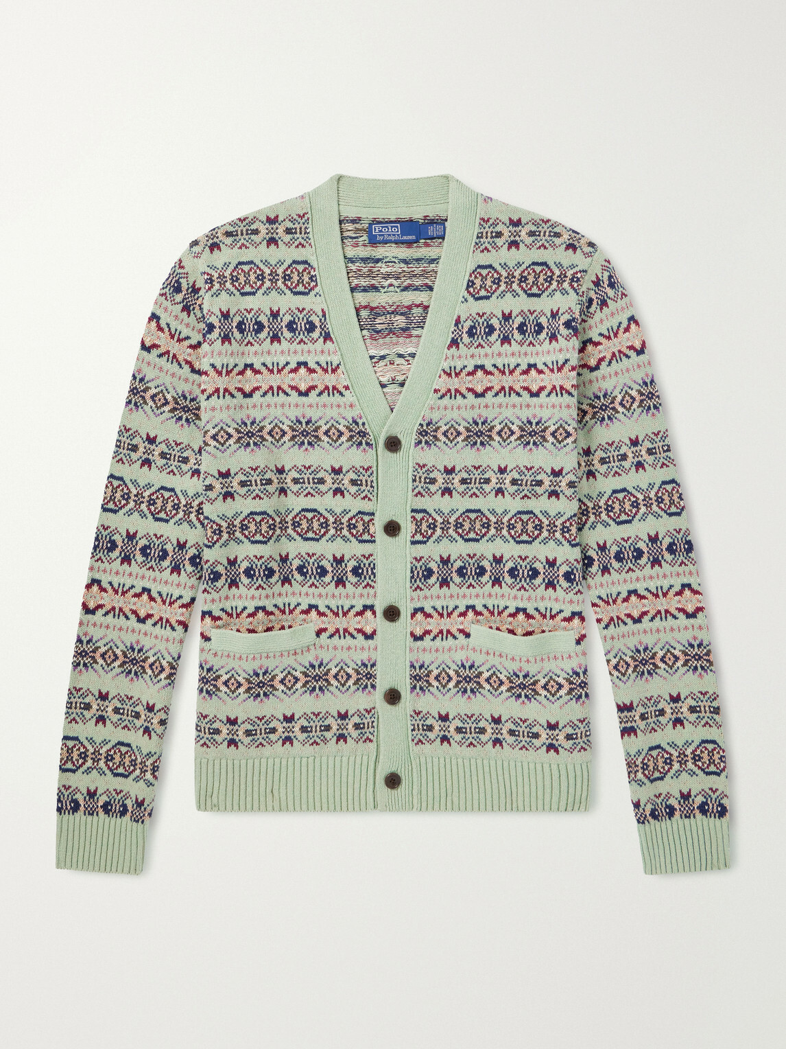 Polo Ralph Lauren - Striped Linen and Cotton-Blend Cardigan - Green