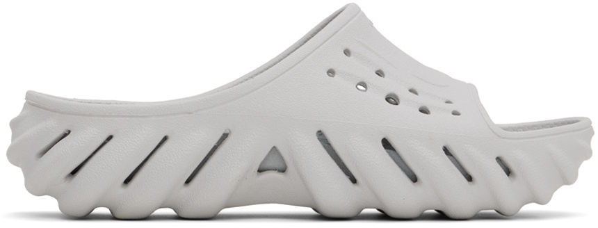 Crocs Gray Echo Slides