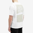 Stone Island Men's Scratched Print T-Shirt in White