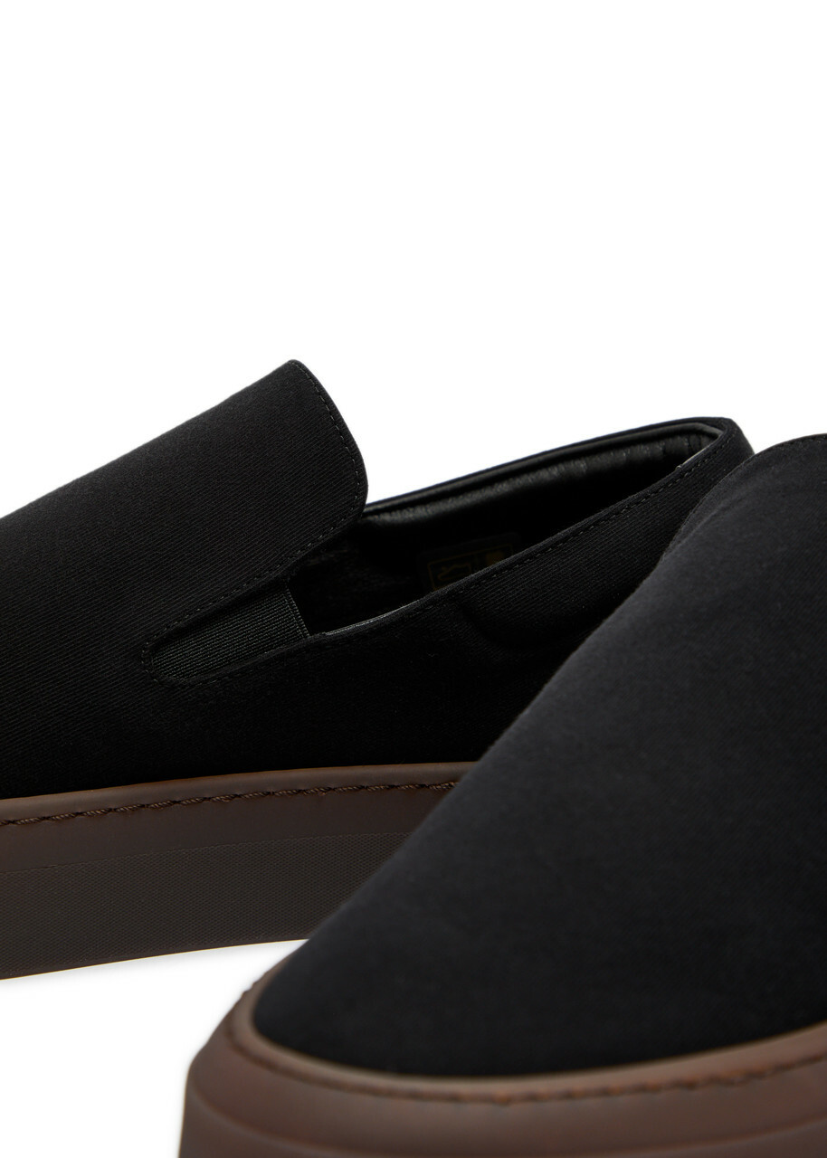 The Row MH Canvas Sneakers Black