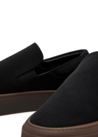 The Row MH Canvas Sneakers Black