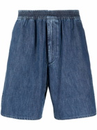 VALENTINO - Denim Cotton Shorts