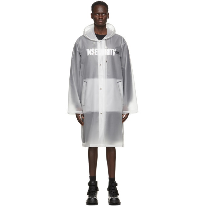 Photo: VETEMENTS Transparent Limited Edition Logo Print Raincoat