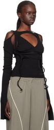 SRVC Black Shifter Long Sleeve T-Shirt